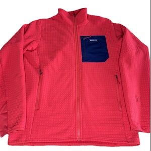 Patagonia R2 Techface Fleece Jacket Red Regulator Coat 
Men's Medium